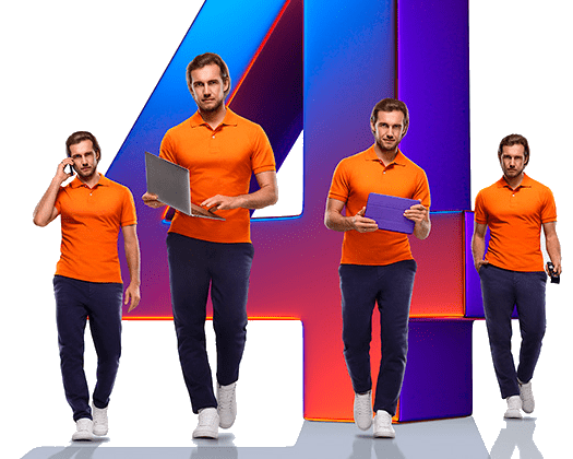 Великолепная четверка Ростелеком в&nbsp;деревня Лехановка (Орловская область)